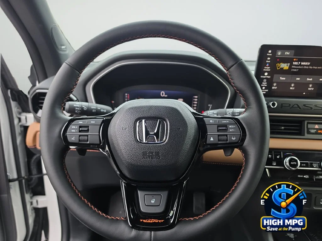 New 2027 Platinum White Pearl Honda TrailSport Elite Blackout image 13