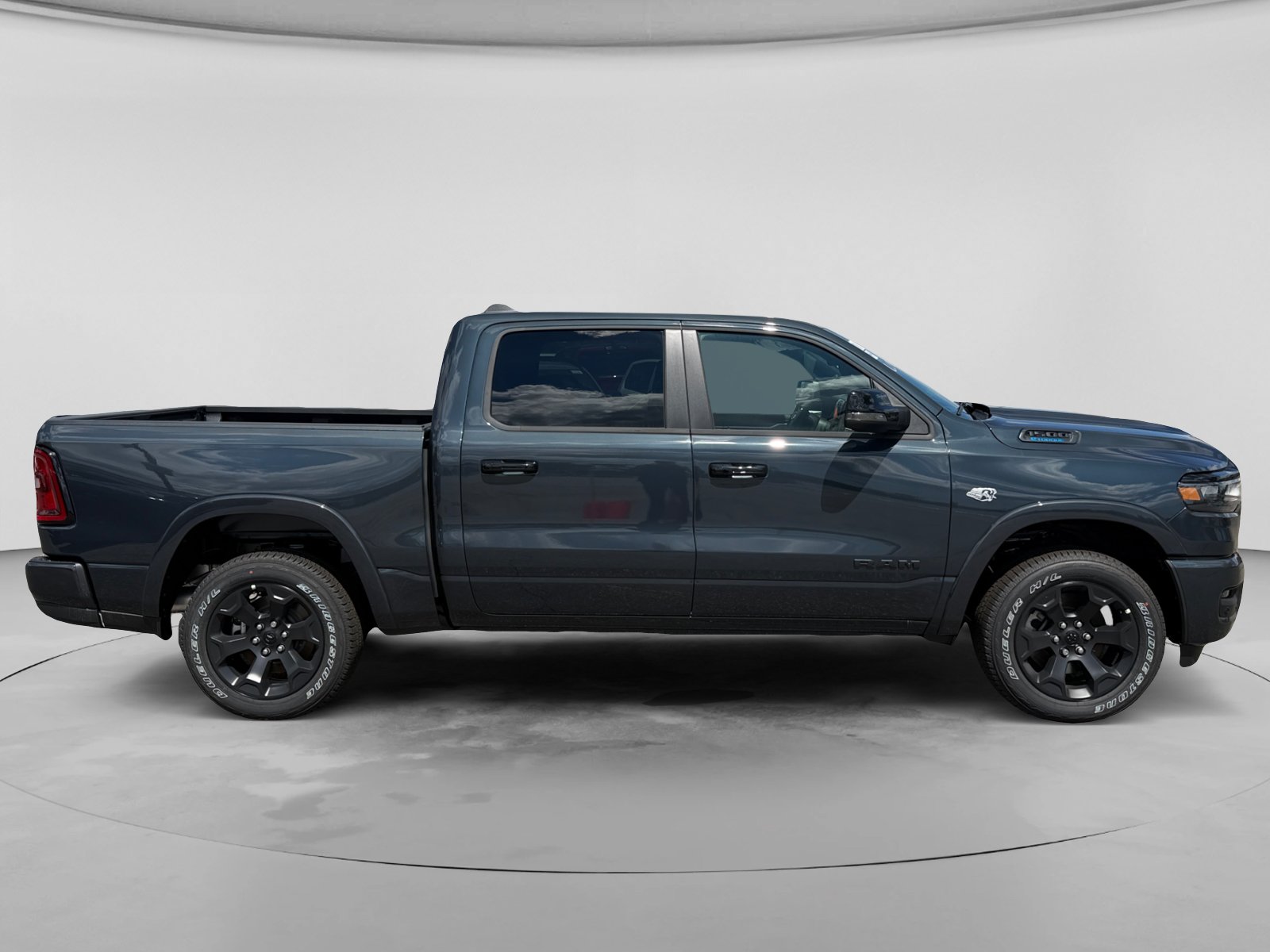 New 2026 Forged Blue Metallic Exterior Paint RAM Big Horn 4x4 Crew Cab 5