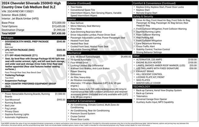 Used 2024 Black Chevrolet High Country image 22