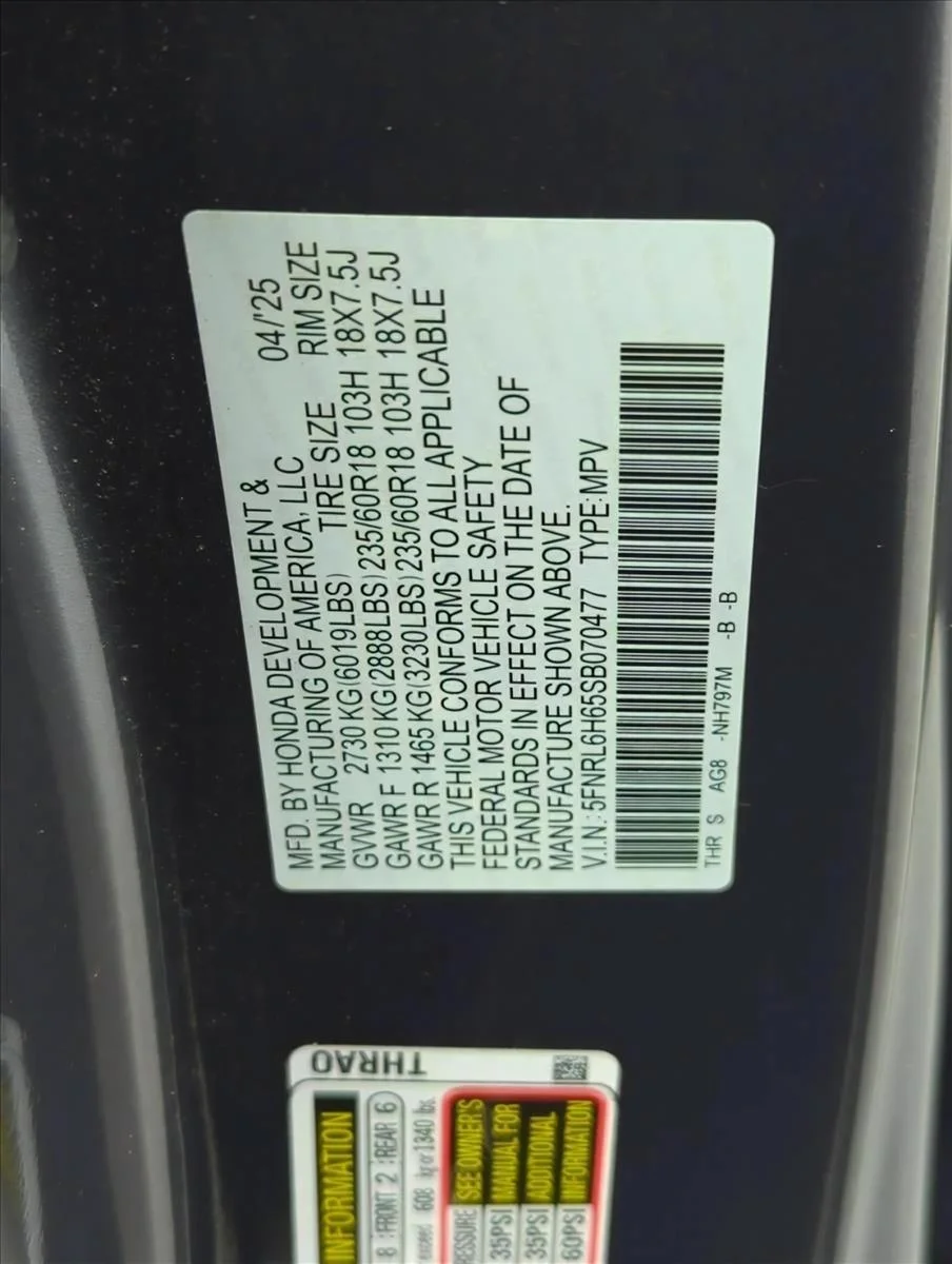 Used 2025 Gray Honda EX-L image 29