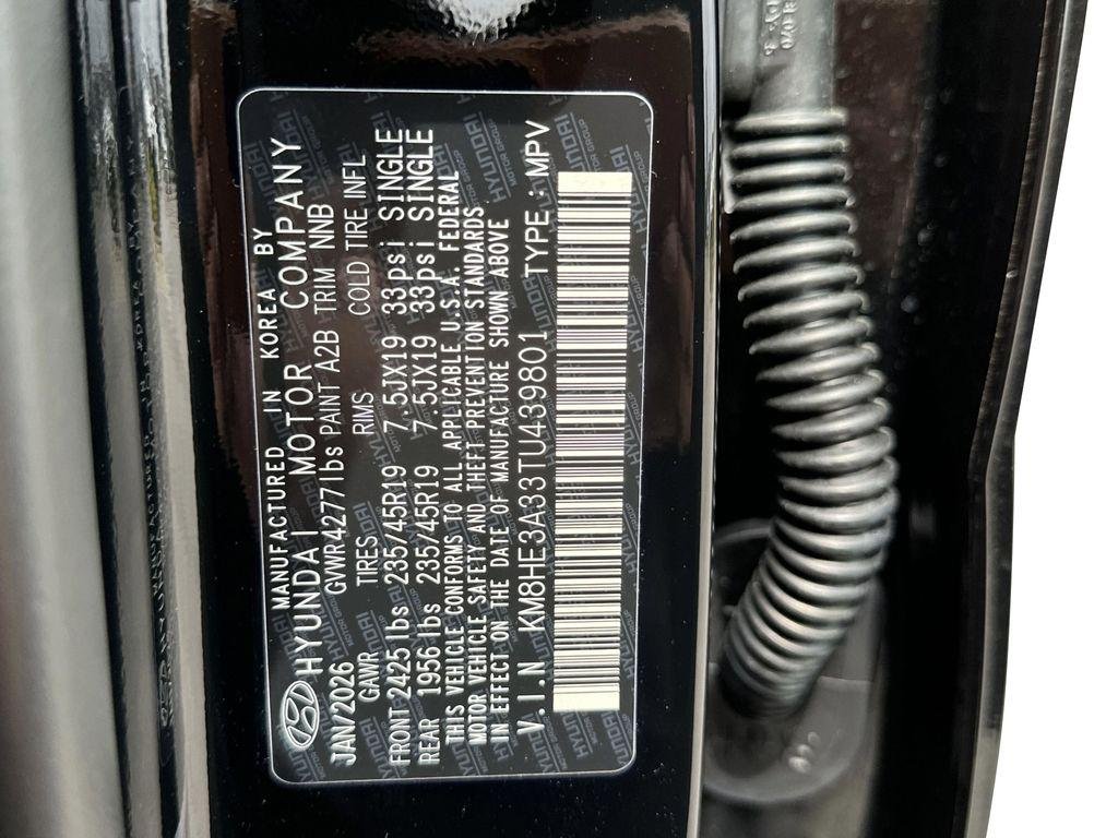 New 2026 Abyss Black Pearl Hyundai Limited FWD image 28