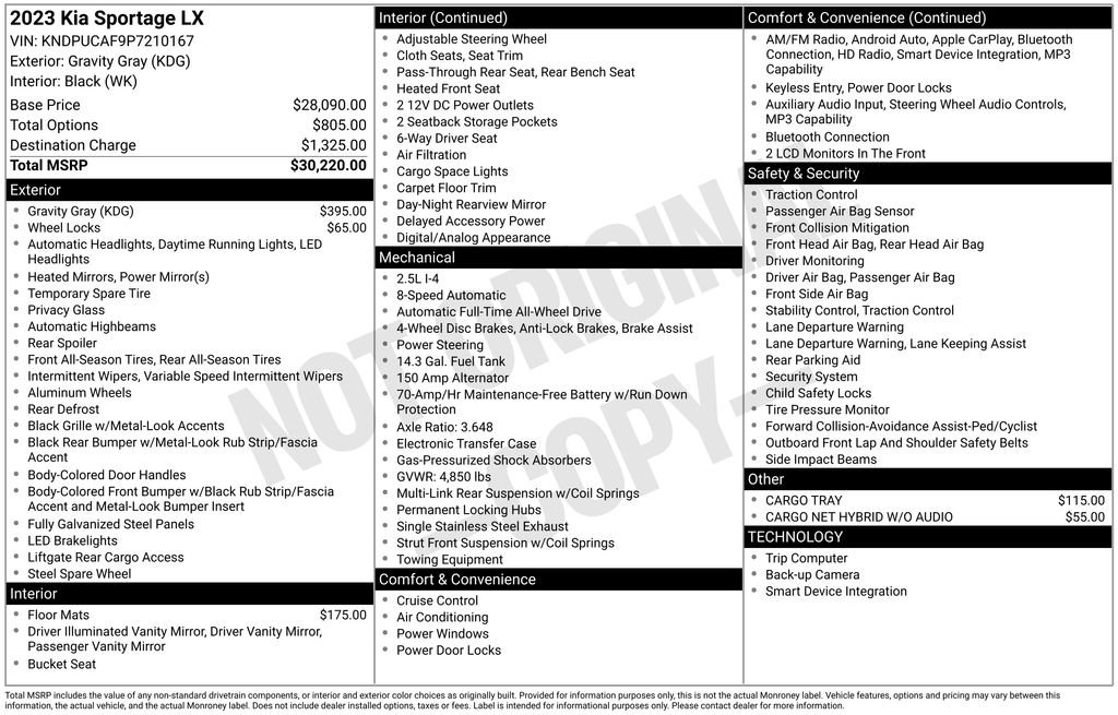 Certified Used 2023 Gray Kia LX image 32