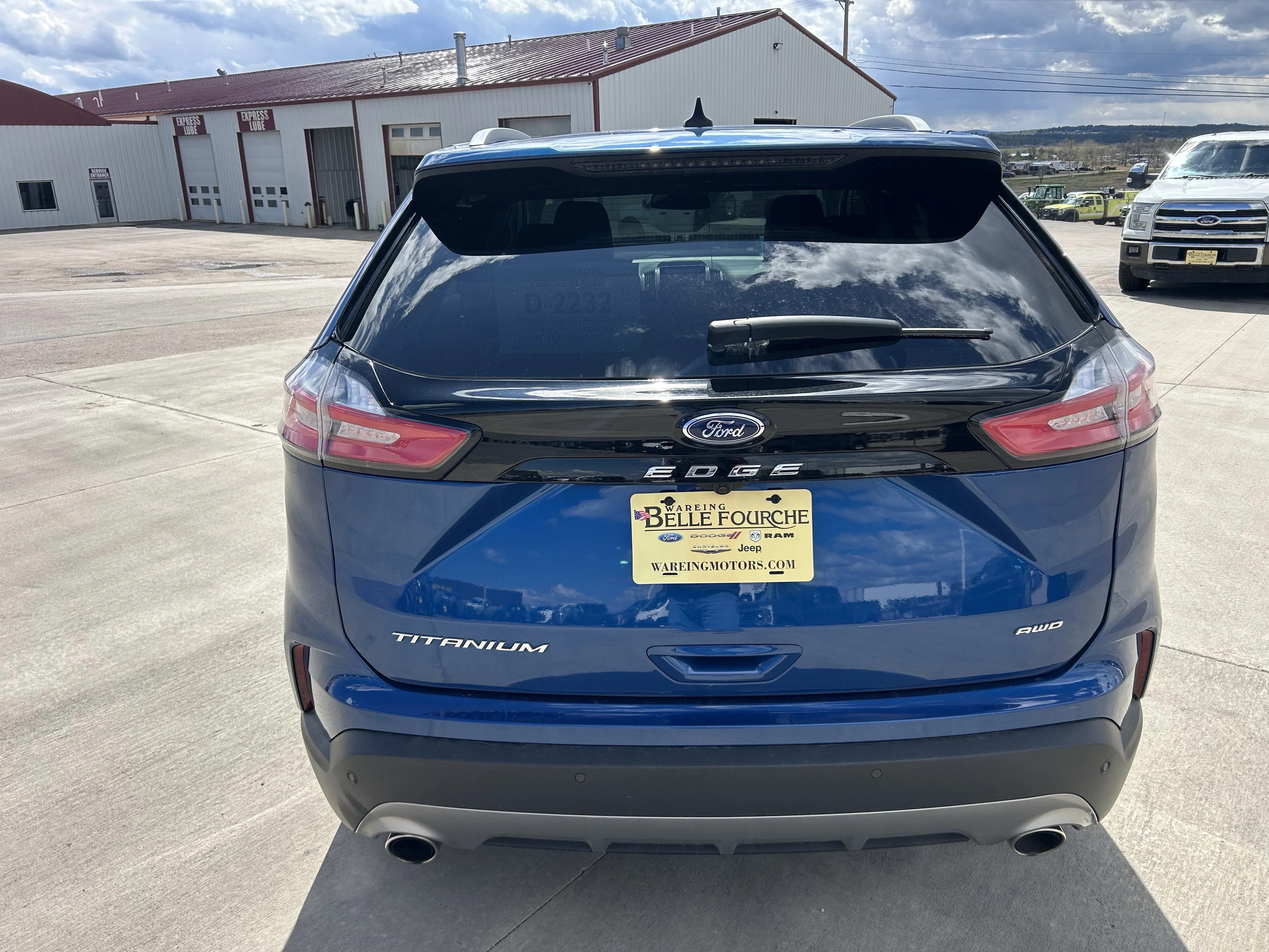 Used 2024 Blue Ford Titanium image 4