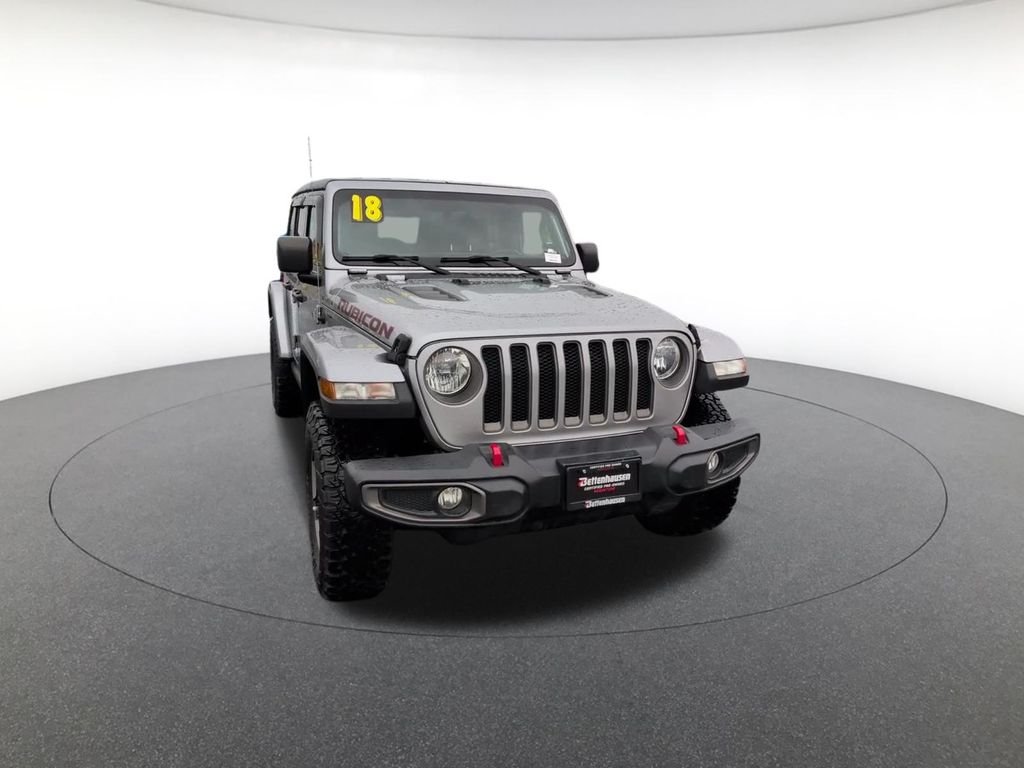 Certified Used 2018 Silver Jeep Unlimited Rubicon image 4