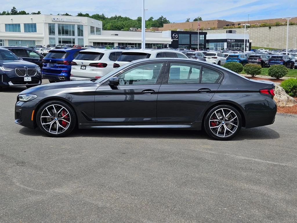 Certified Used 2023 Dark Graphite Metallic BMW M550i xDrive image 4