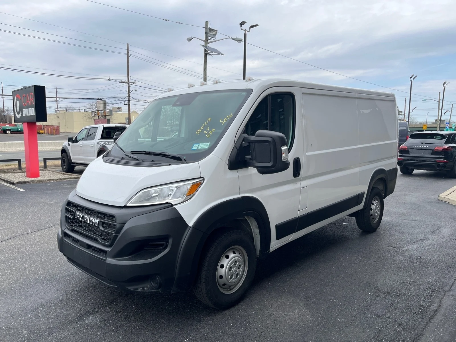 Used 2023 Bright White Clearcoat Ram Low Roof WB image 3