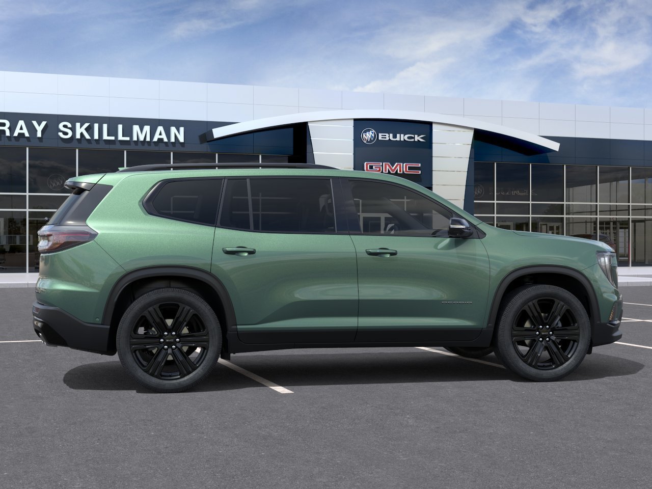New 2027 Trailstone Green Metallic GMC Elevation image 5