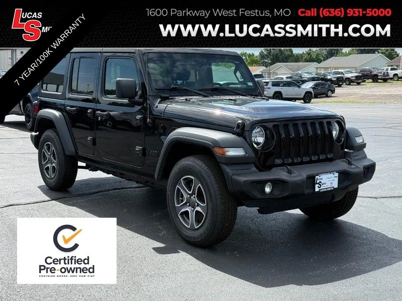 Used 2023 Black Jeep Sport S image 1