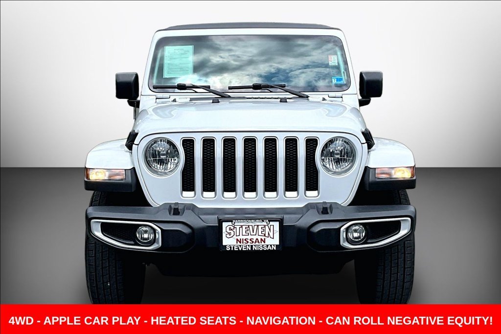 Used 2022 White Jeep Unlimited Sahara image 2