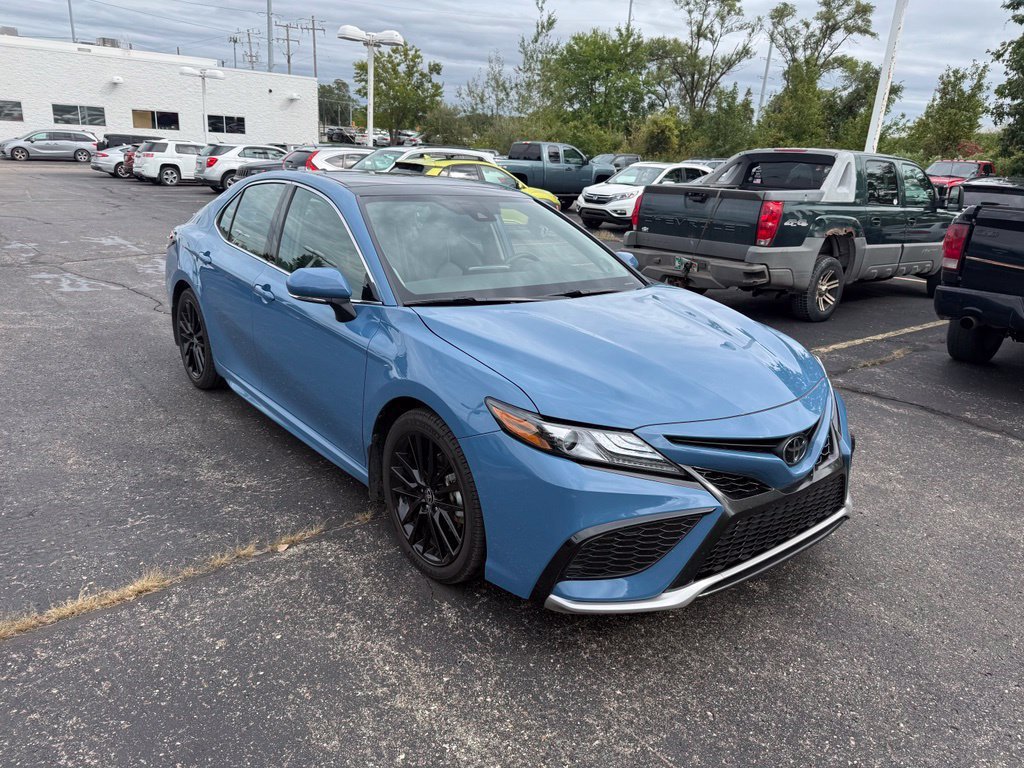 Used 2024 Blue Toyota XSE V6 image 4