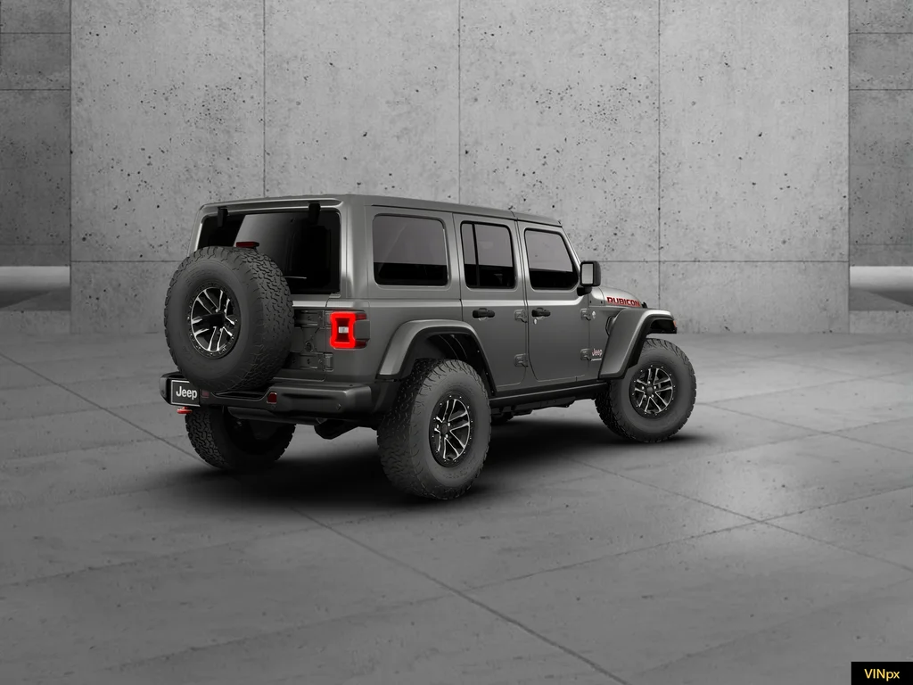 New 2026 Granite Crystal Metallic Clear-Coat Exterior Paint Jeep Rubicon X image 5