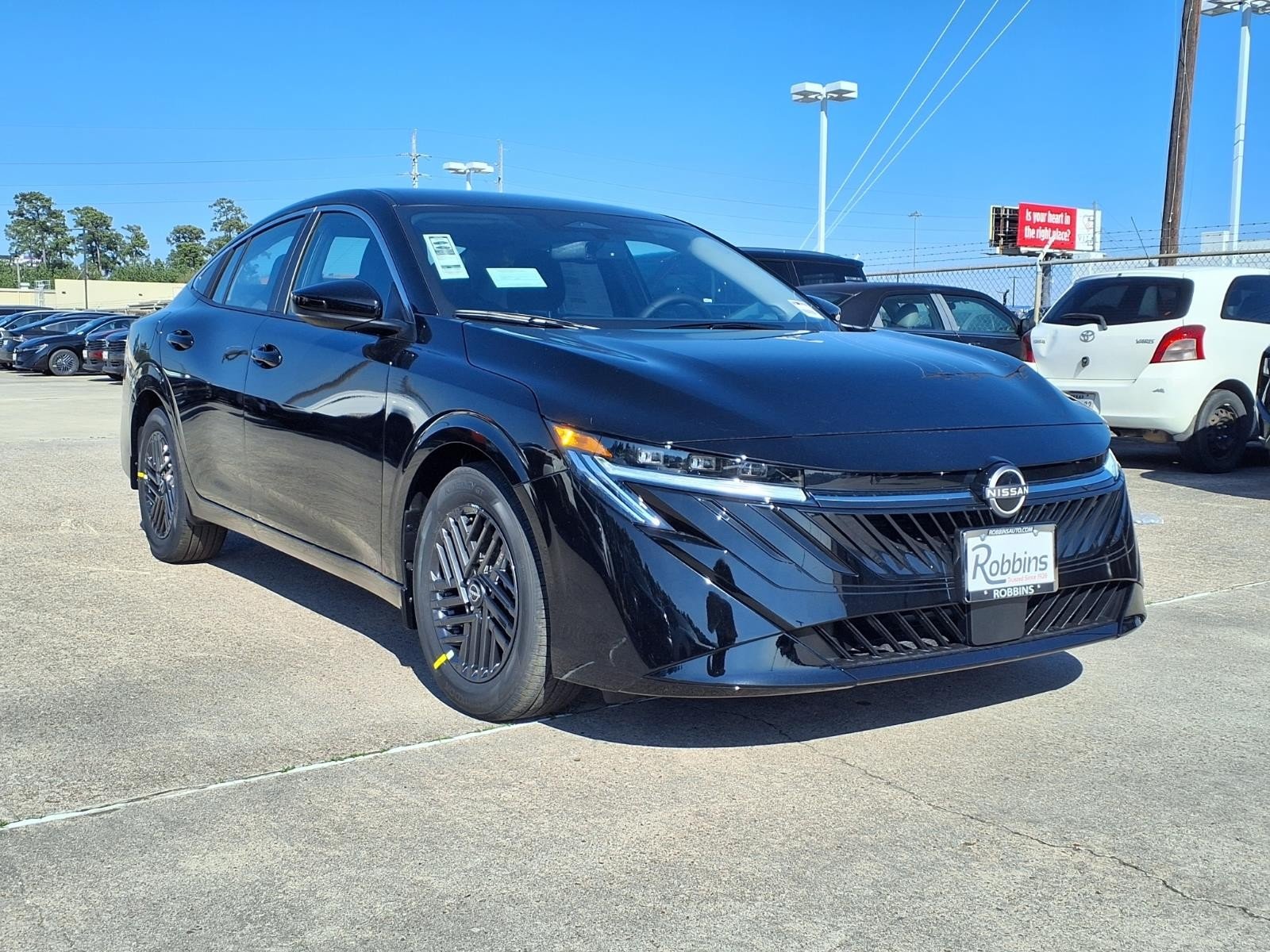 2026 Nissan Sentra SV Black at Robbins Nissan