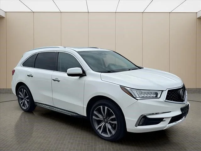 Used 2019 White Acura 3.5L Advance Pkg w/Entertainment Pkg image 2