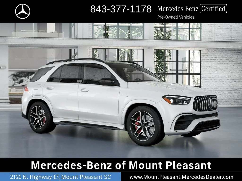 Certified Used 2025 MANUFAKTUR Moonlight White Metallic Mercedes-AMG GLE 63 S AMG® image 12