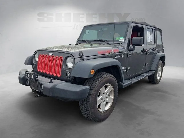 Used 2016 Gray Jeep Unlimited Sport image 17