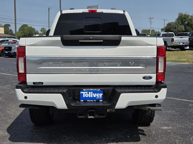 Used 2021 White Metallic Ford Platinum image 6