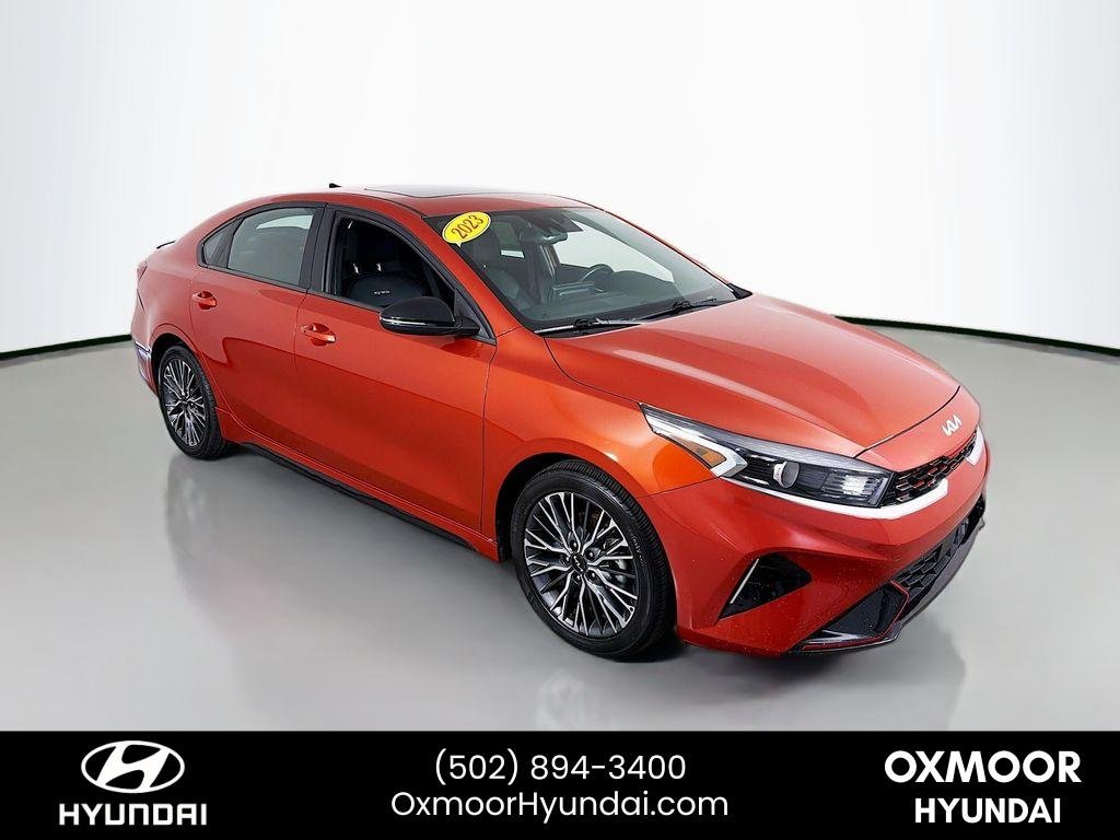 Used 2023 Fire Orange Kia GT-Line image 1