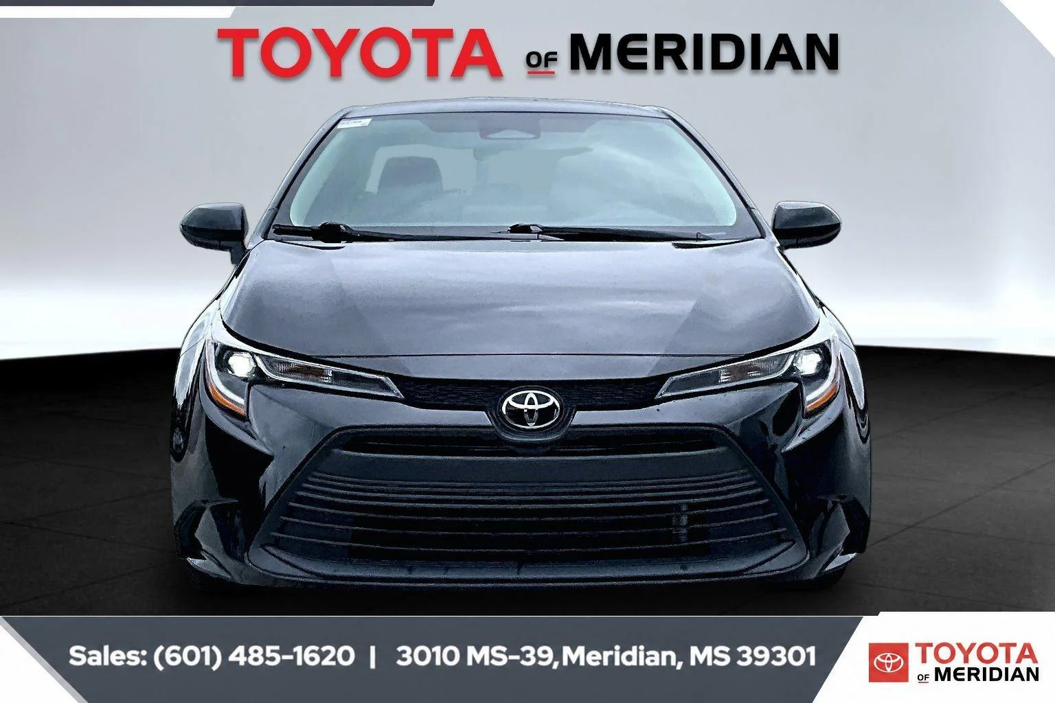 Used 2024 Midnight Black Metallic Toyota LE image 3