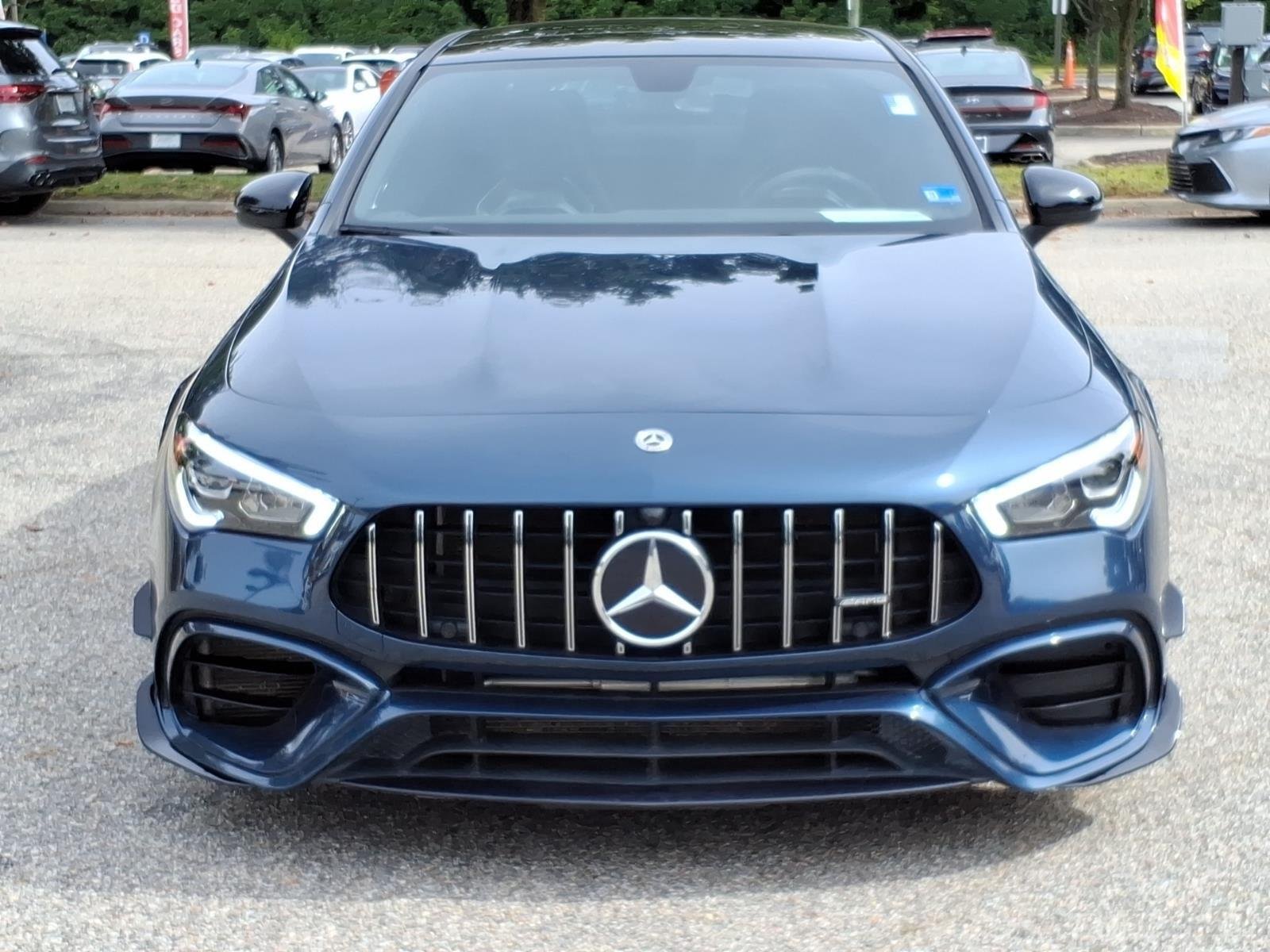 Used 2022 Denim Blue Metallic Mercedes-Benz AMG® CLA 45 image 2