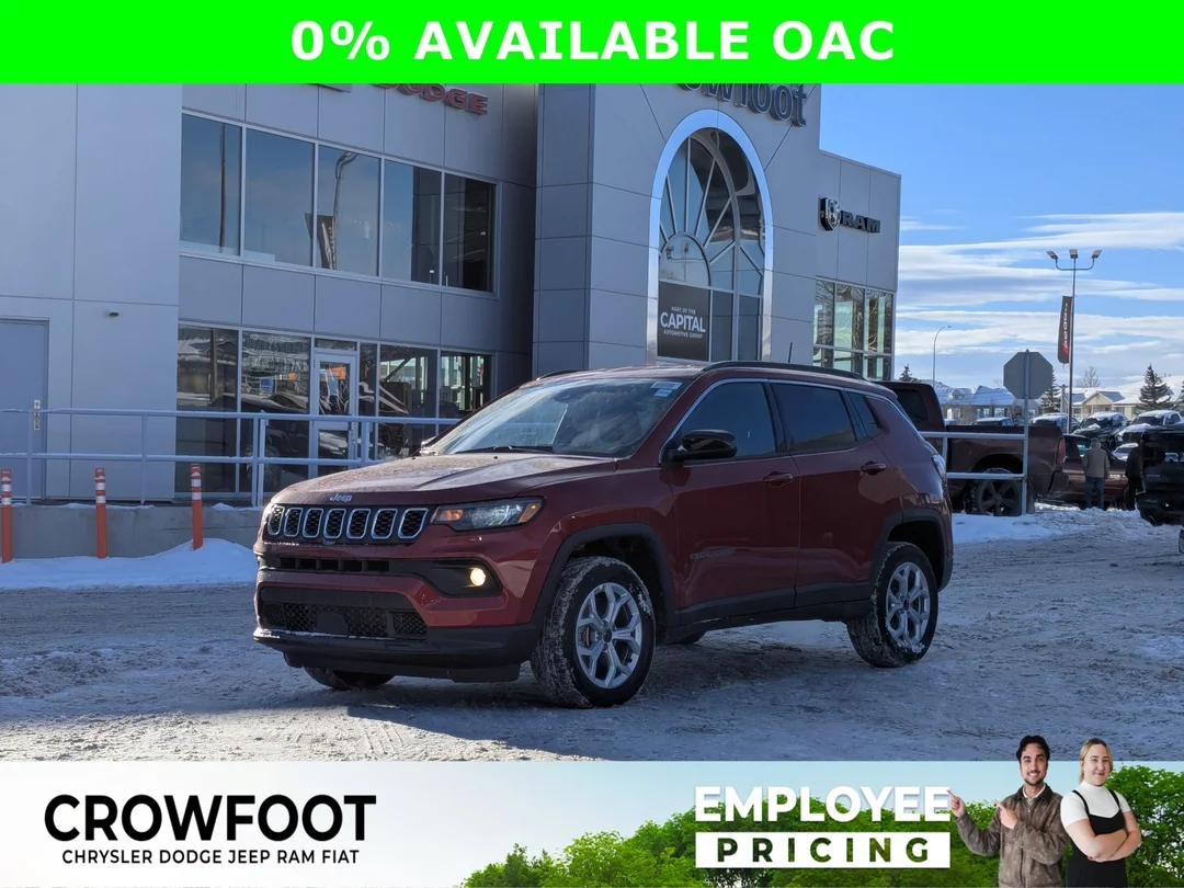 New 2026 Red Jeep North - - 4x4 - Front heated seats - Forward Collision Warning & More! image 1