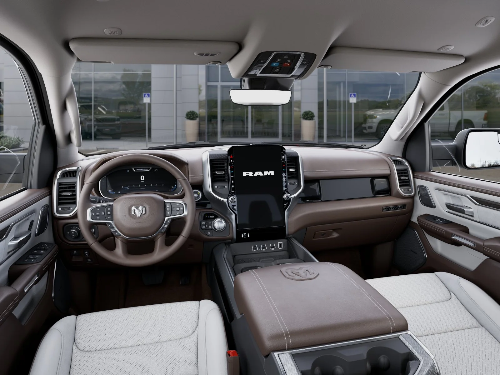 New 2026 Molten Red Pearl-Coat Exterior Paint RAM Laramie image 14