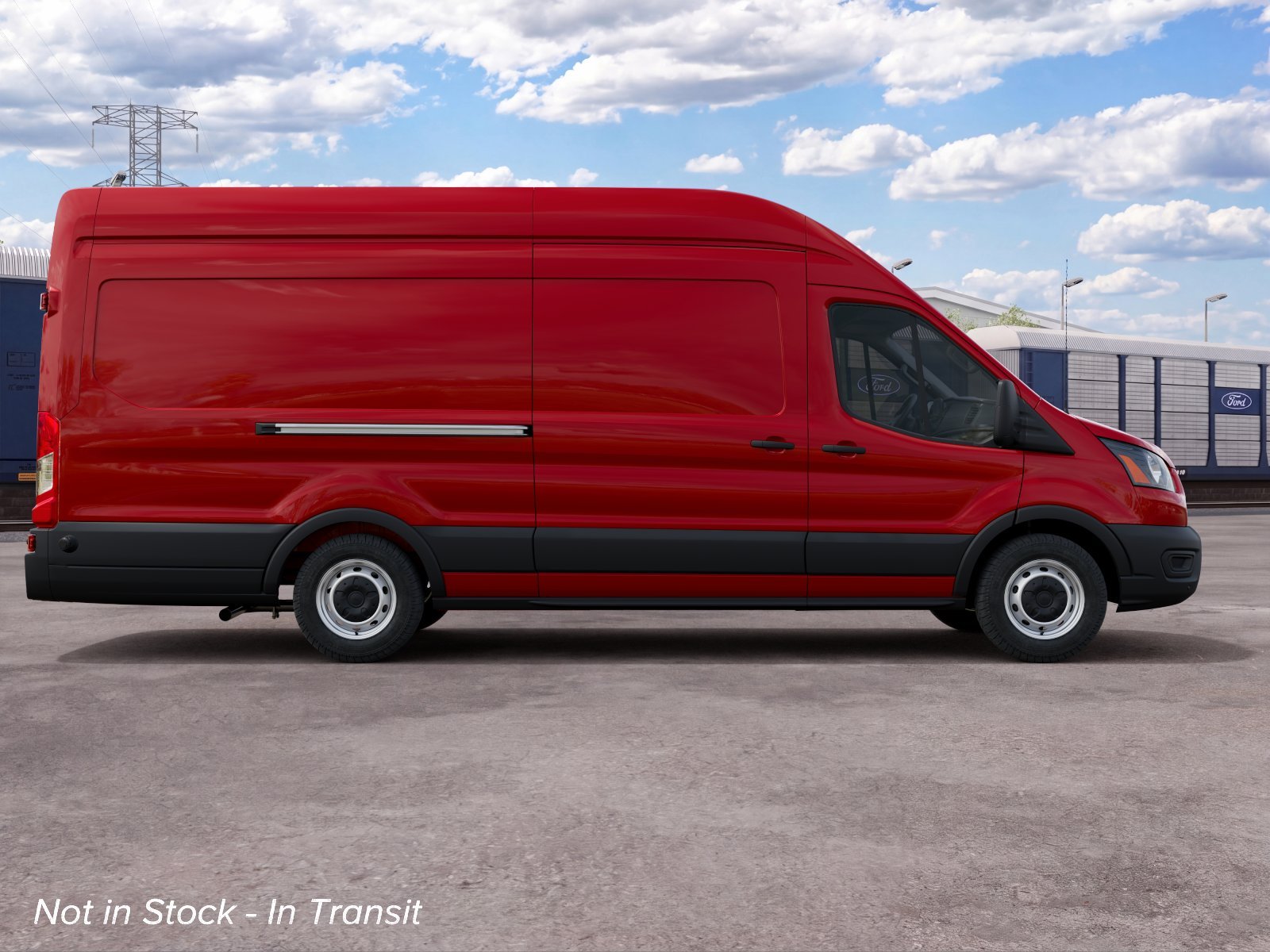 New 2027 Race Red Ford Cargo Van image 5