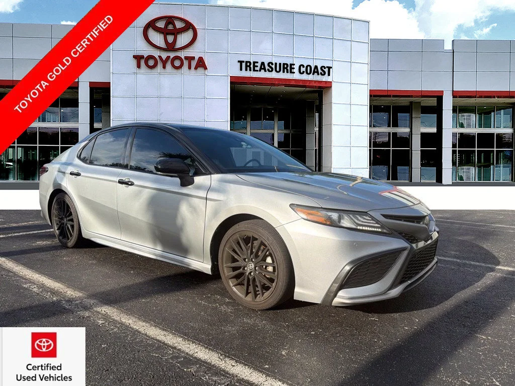Certified Used 2024 Silver Toyota XSE image 1