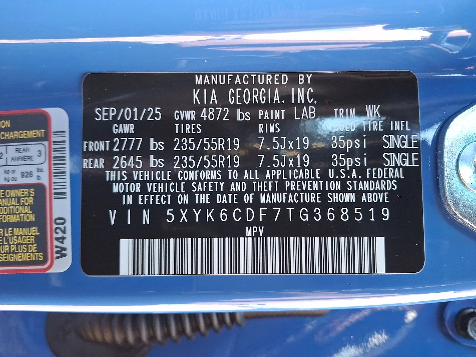 New 2026 Blue Kia X-Line image 22