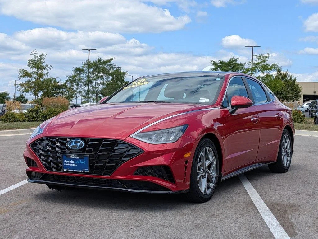 Used 2020 Red Hyundai SEL image 3