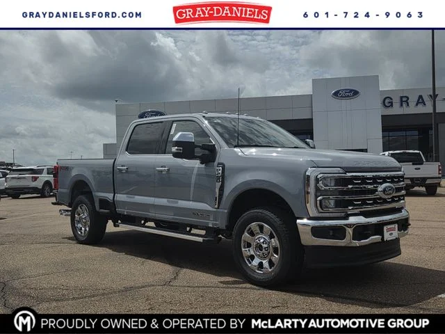 New 2026 Glacier Gray Metallic Tri-Coat Ford F-250® Lariat® image 1