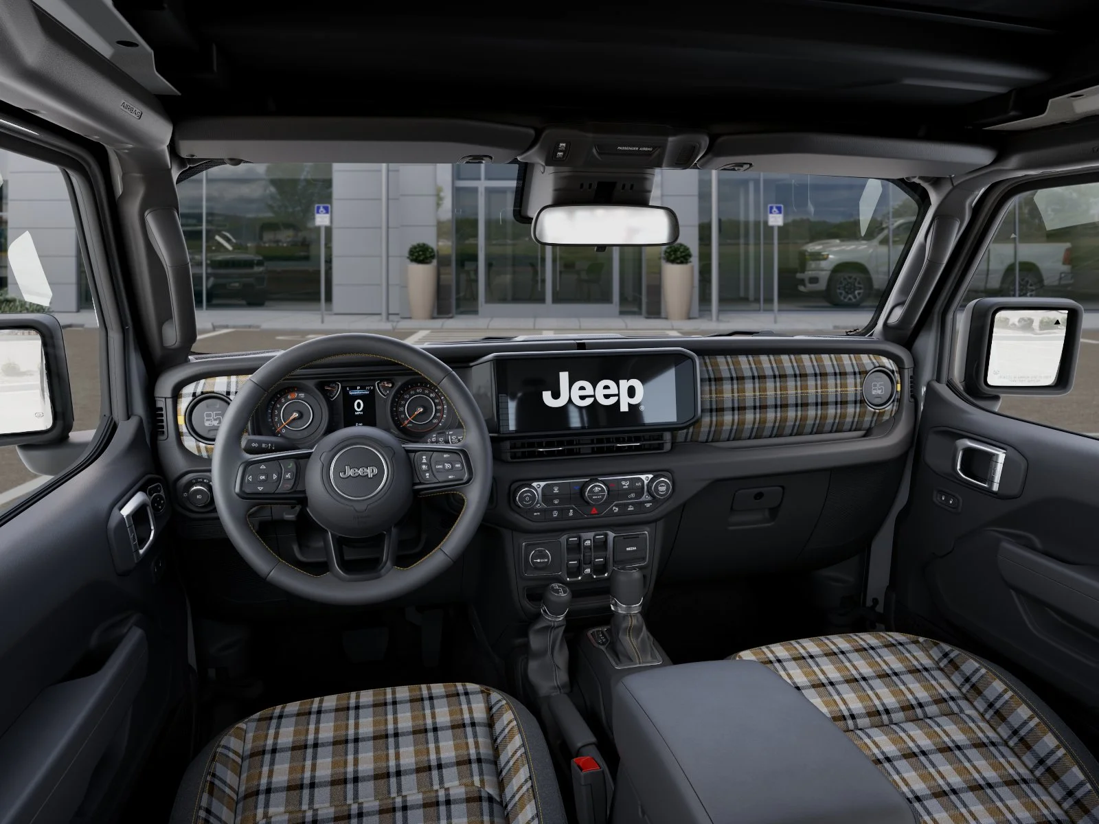 New 2026 Bright White Clear-Coat Exterior Paint Jeep 85th Anniversary Edition image 42