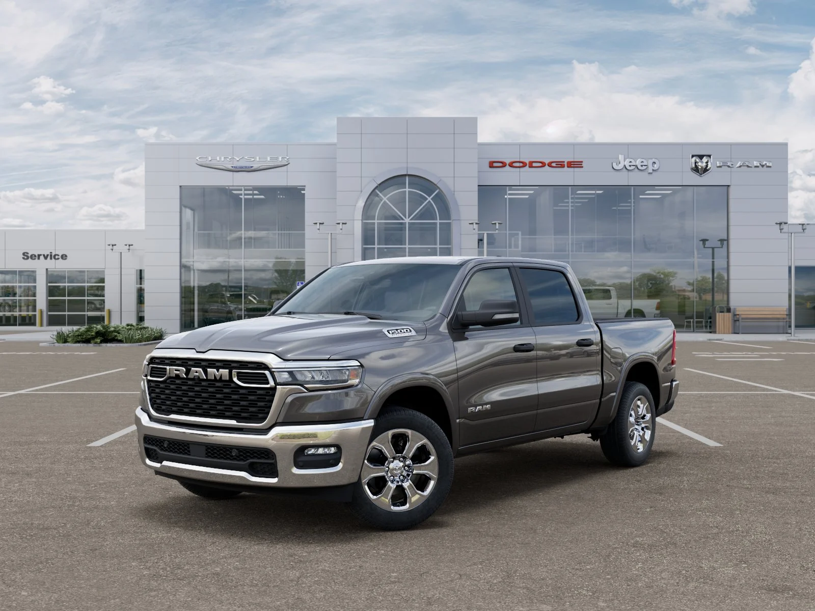 New 2026 Granite Crystal Metallic Clear-Coat Exterior Paint RAM Big Horn/Lone Star image 32