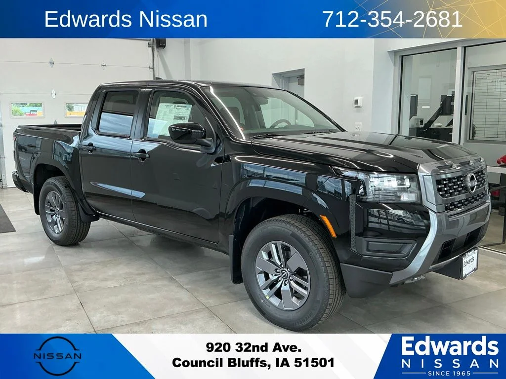 New 2026 Super Black Nissan Crew Cab SV image 1