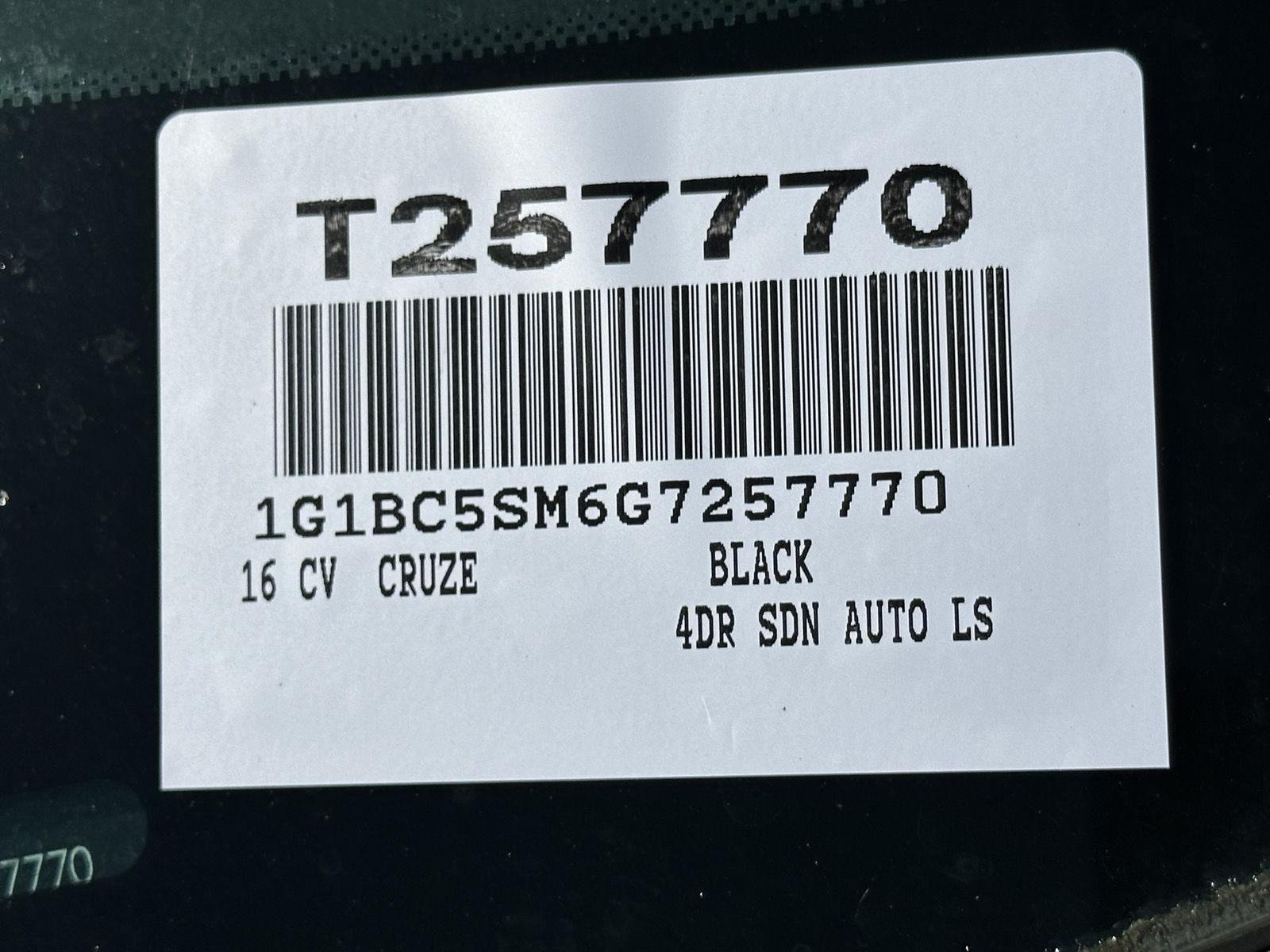 Used 2016 Mosaic Black Metallic Chevrolet LS image 15