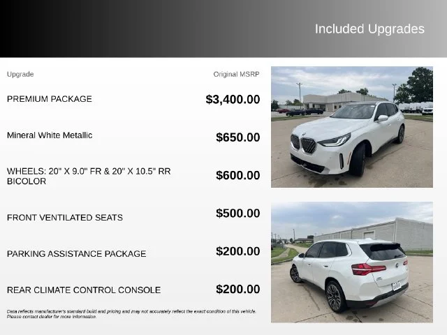 Used 2025 White BMW 30 xDrive image 4