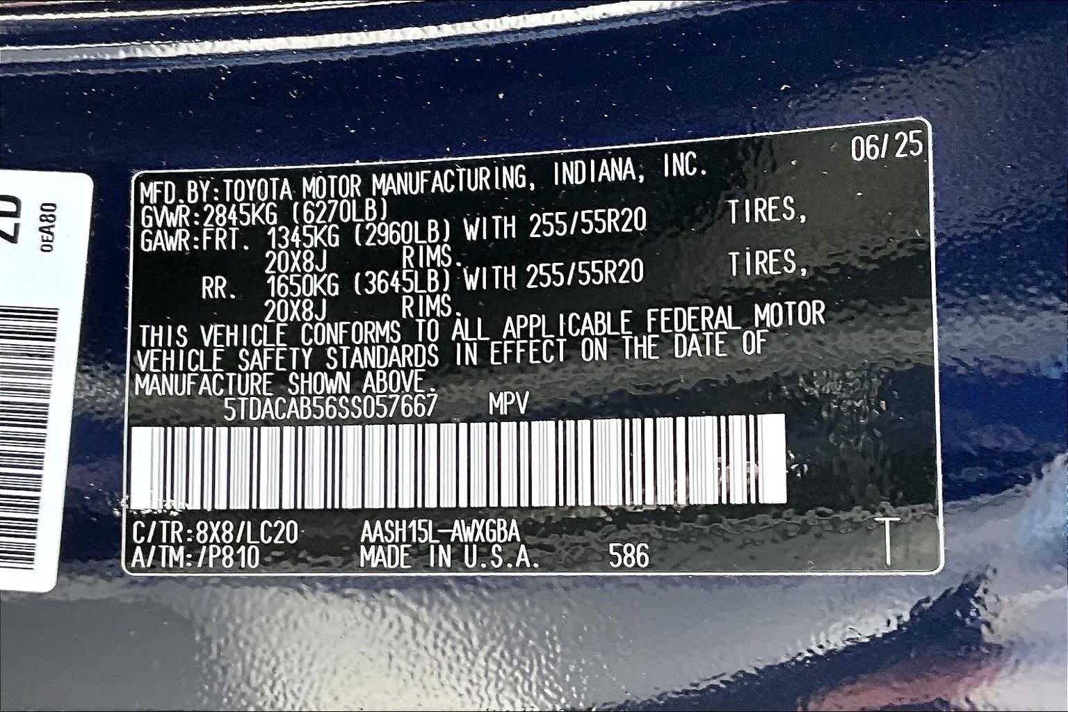 Used 2025 Blueprint Toyota Hybrid Limited image 36