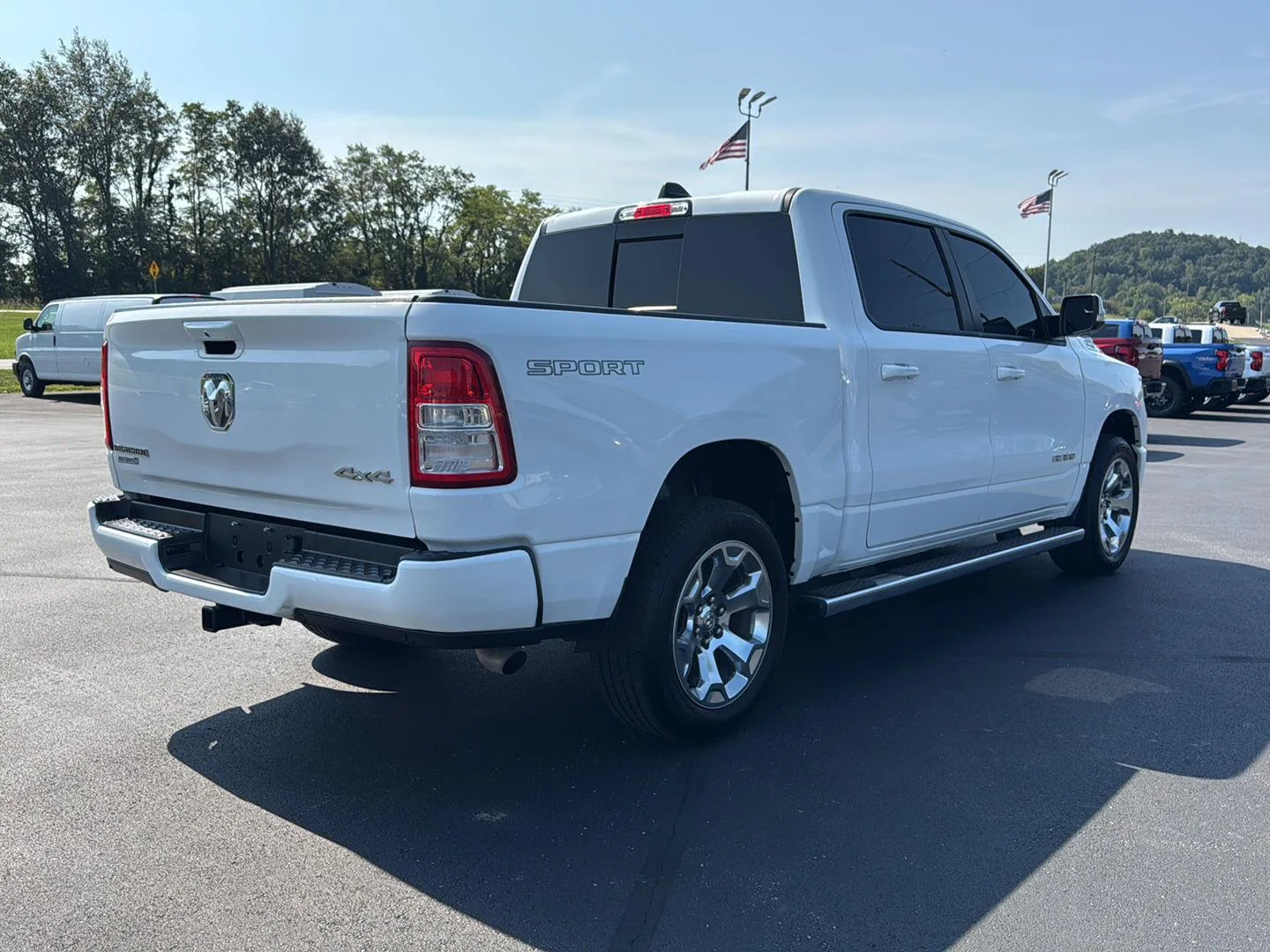 Used 2022 Bright White Clearcoat Ram Big Horn image 18