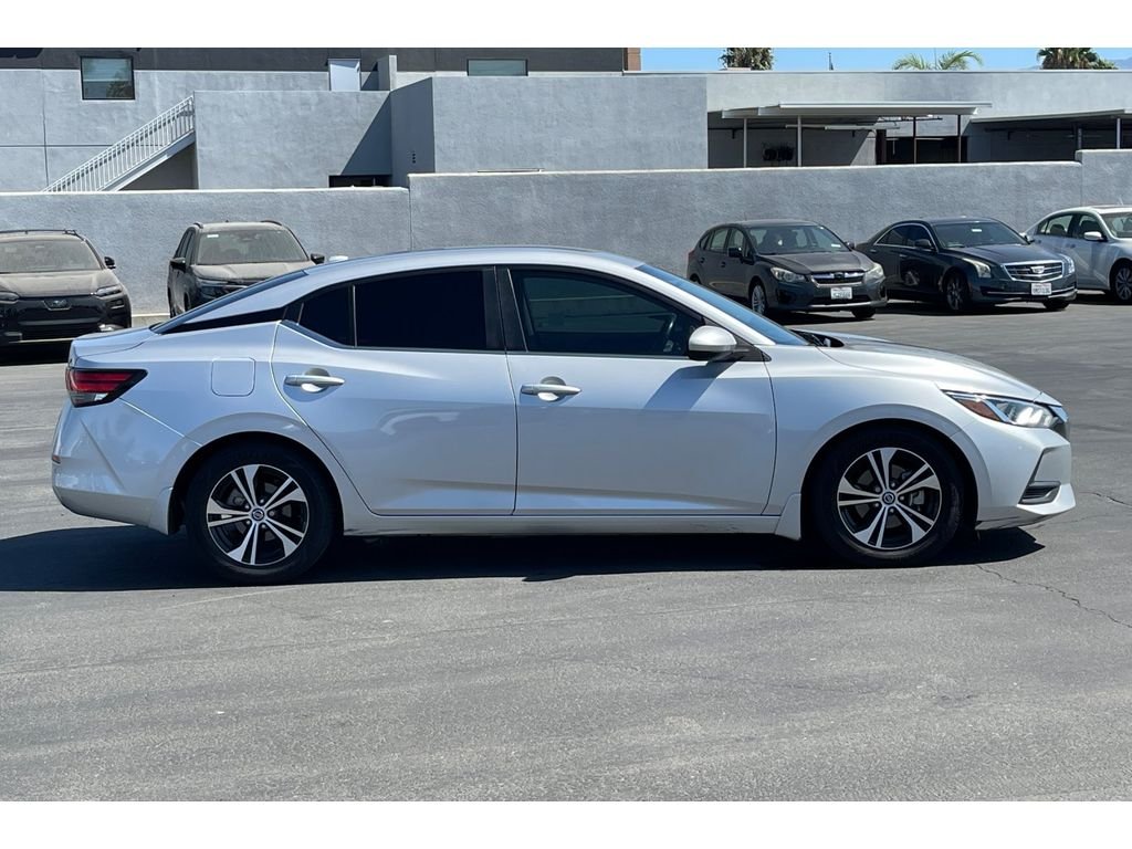 Used 2021 Brilliant Silver Metallic Nissan SV image 8