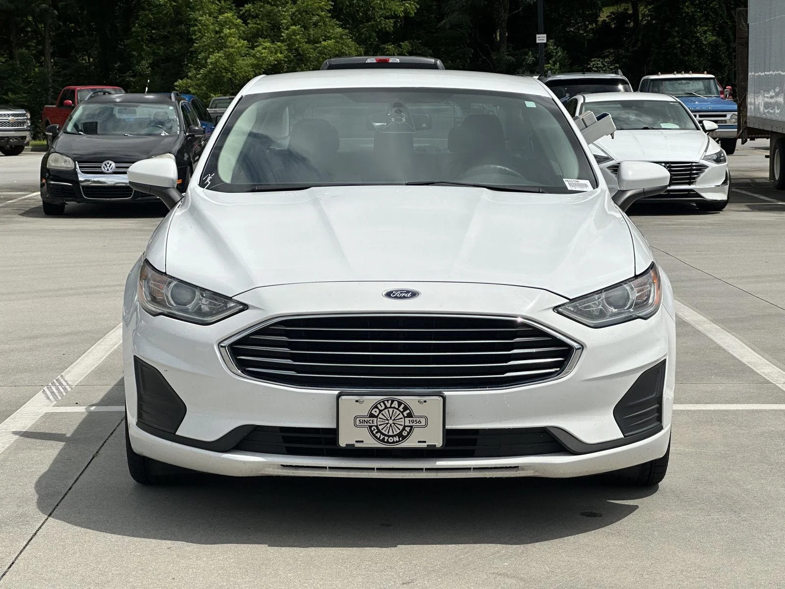 Used 2020 Ford Fusion Hybrid SE with VIN 3FA6P0LU1LR262172 for sale in Clayton, GA