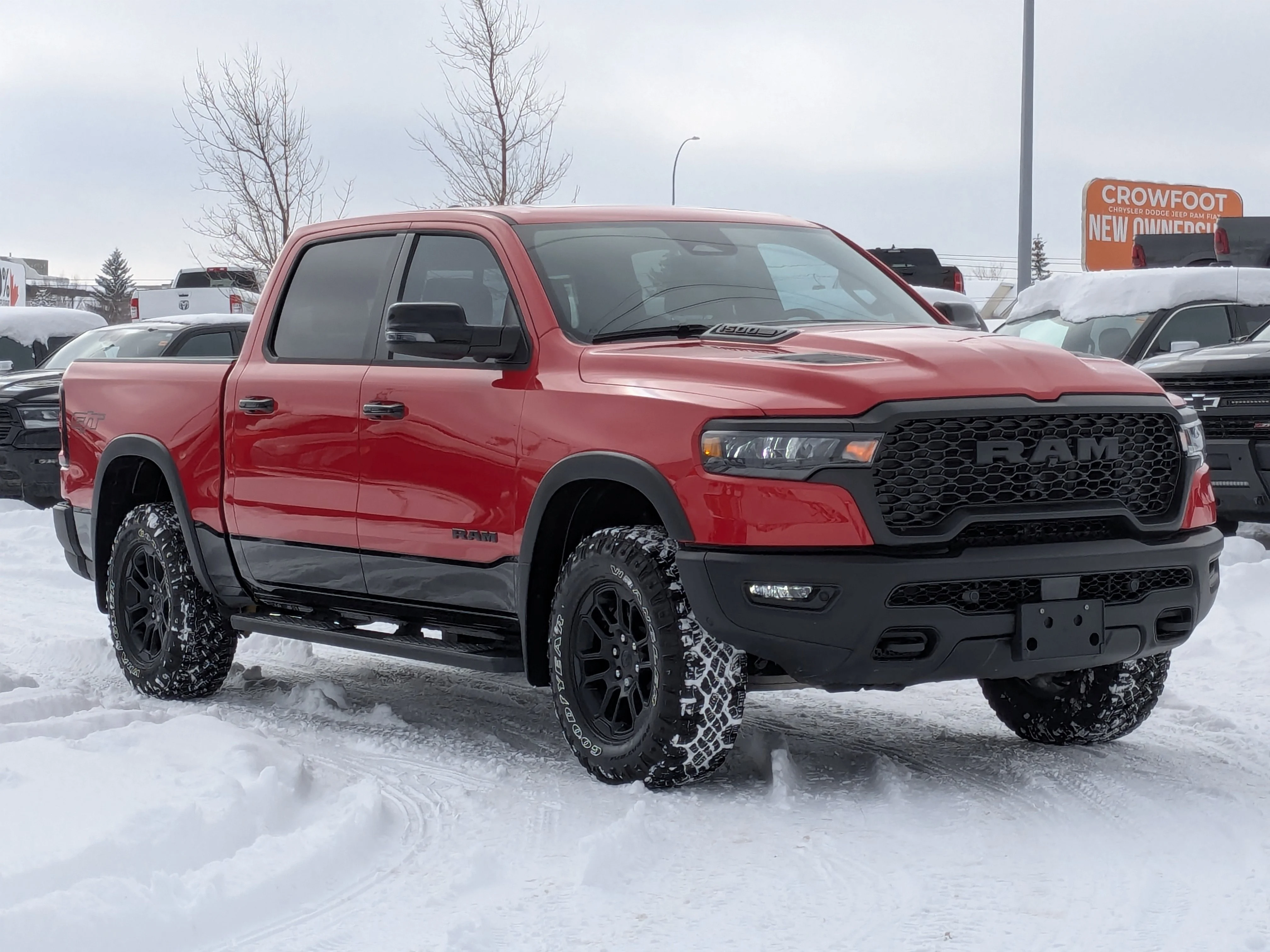 Used 2025 Red RAM Rebel - Rebel Level II Grp - Dual-Pane Sunroof - G/T Pkg - Tech Pkg - Bed Utility Grp - LOADED! image 2