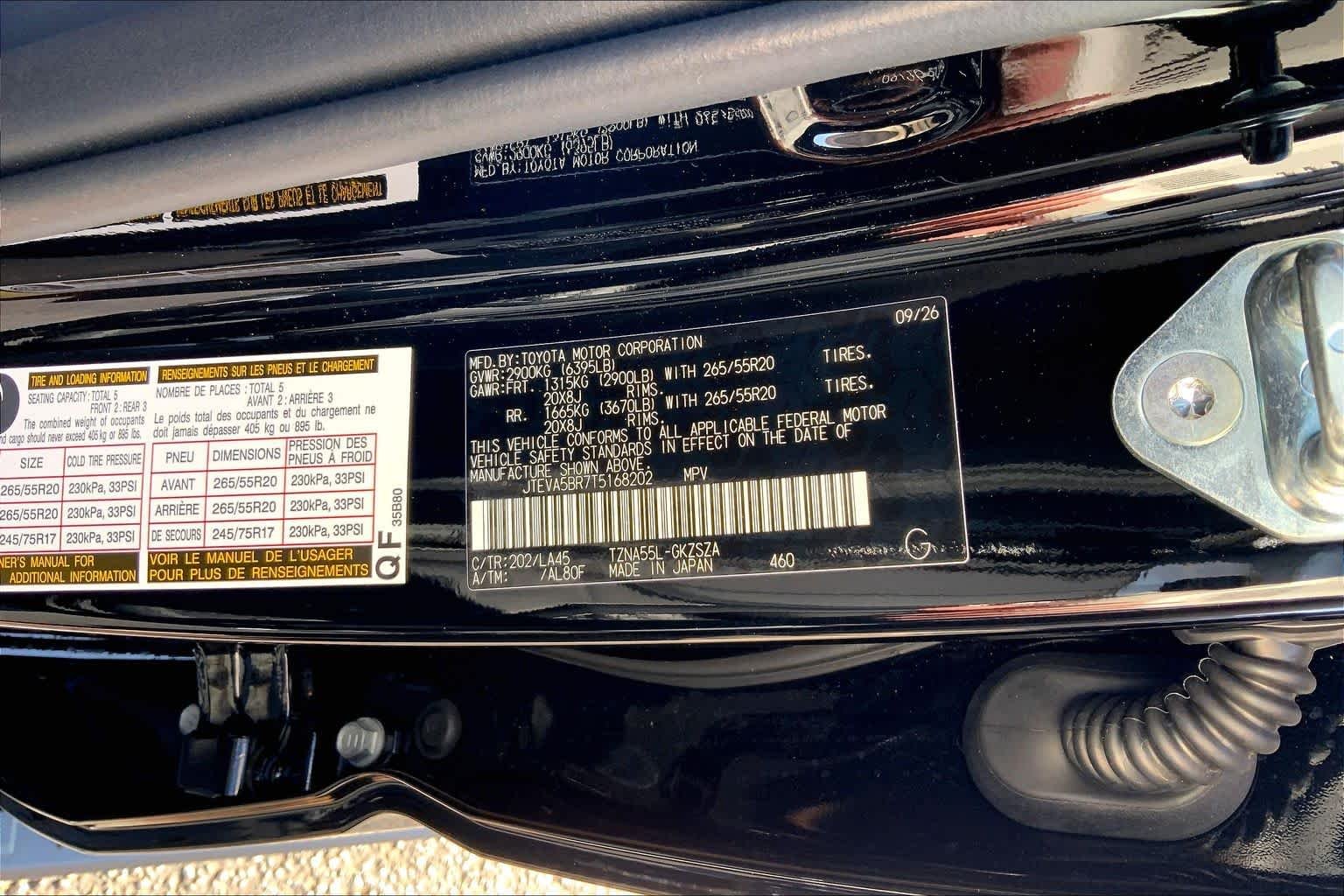 New 2026 Black Toyota Limited image 21
