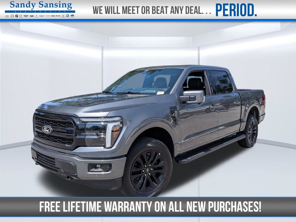 New 2026 Carbonized Gray Metallic Ford Lariat® image 1