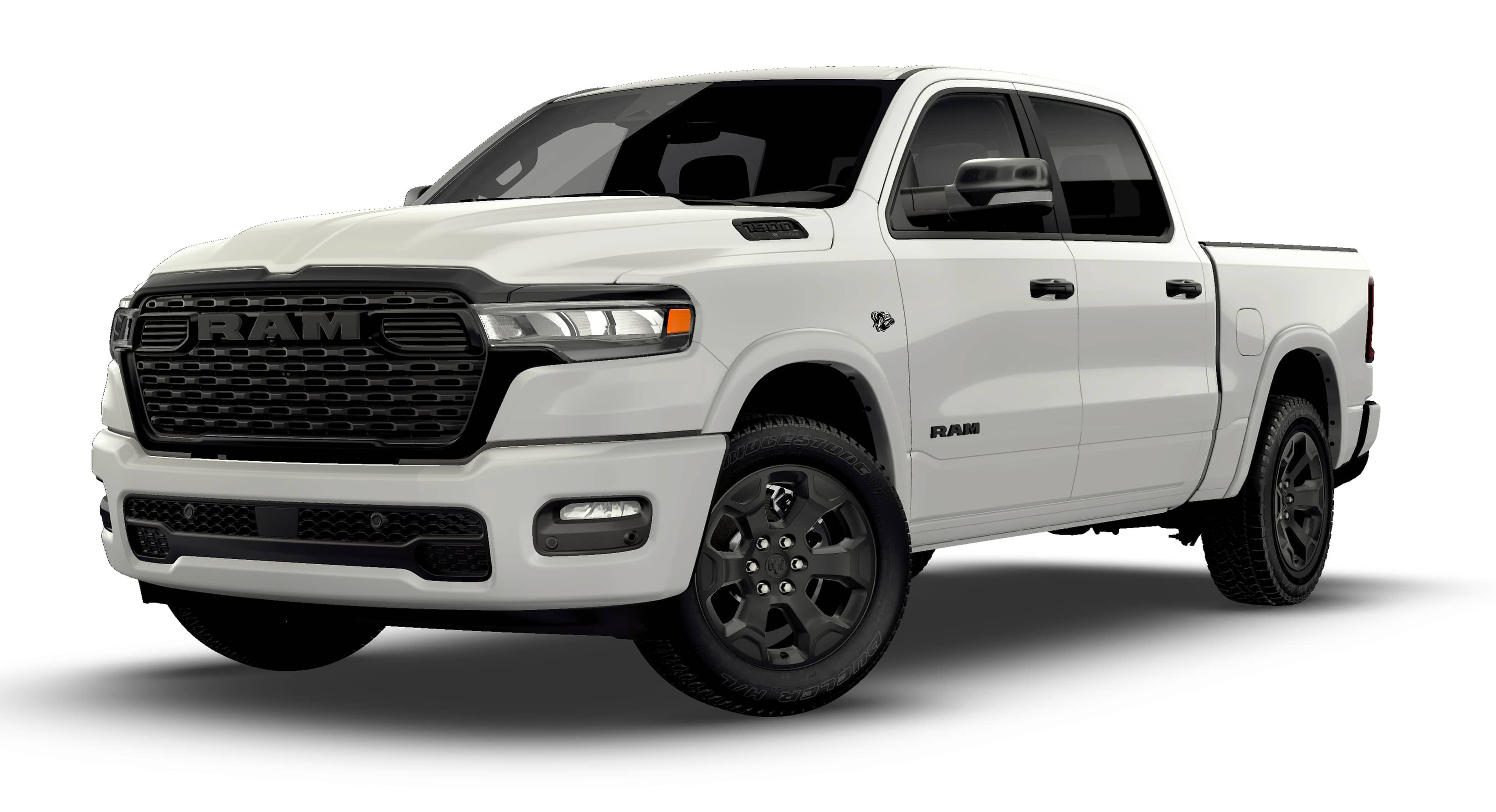 New 2026 Bright White Clear-Coat Exterior Paint RAM BIG HORN image 1