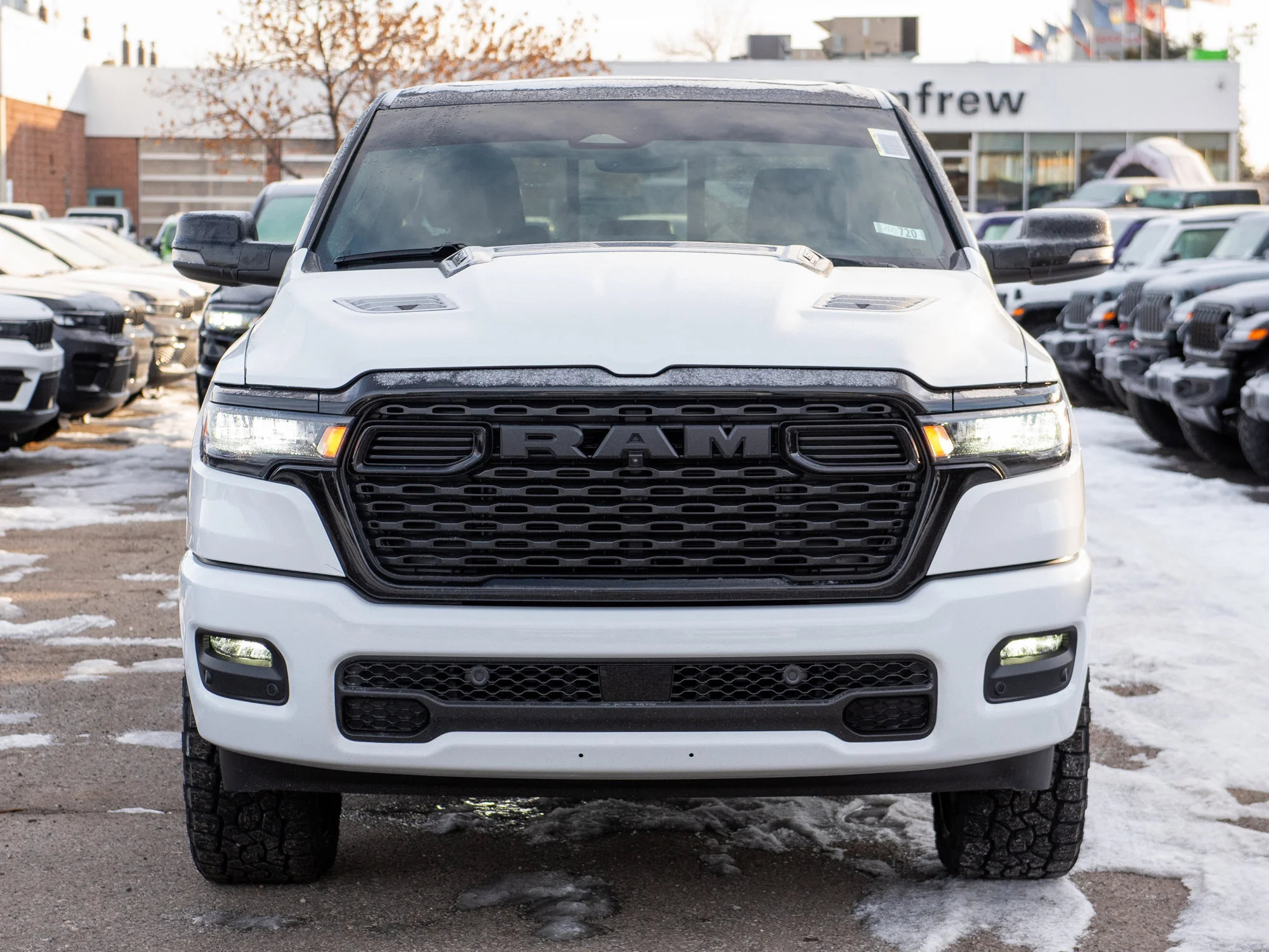 New 2026 White RAM Sport*, 2 Inch Lift, 33 Inch Tires image 10