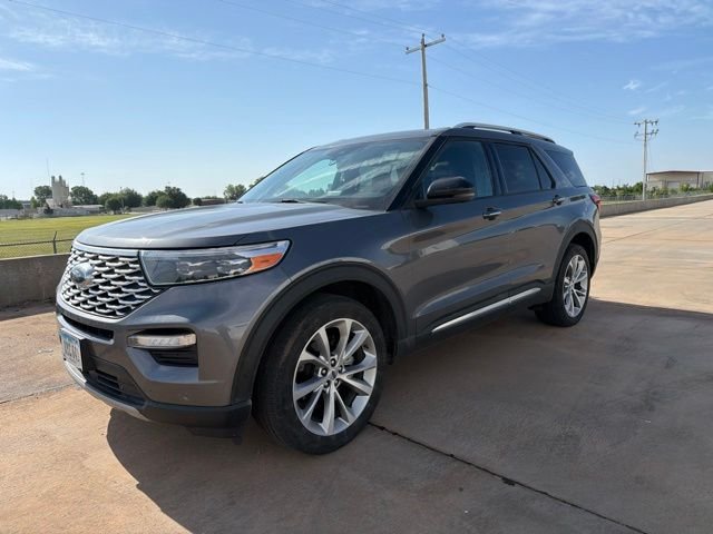 Used 2021 Gray Ford Platinum image 1