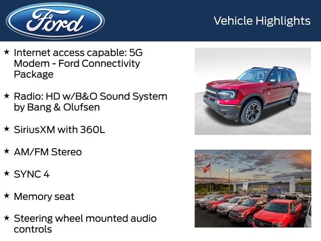 New 2026 Ruby Red Metallic Tinted Clearcoat Ford Outer Banks image 8
