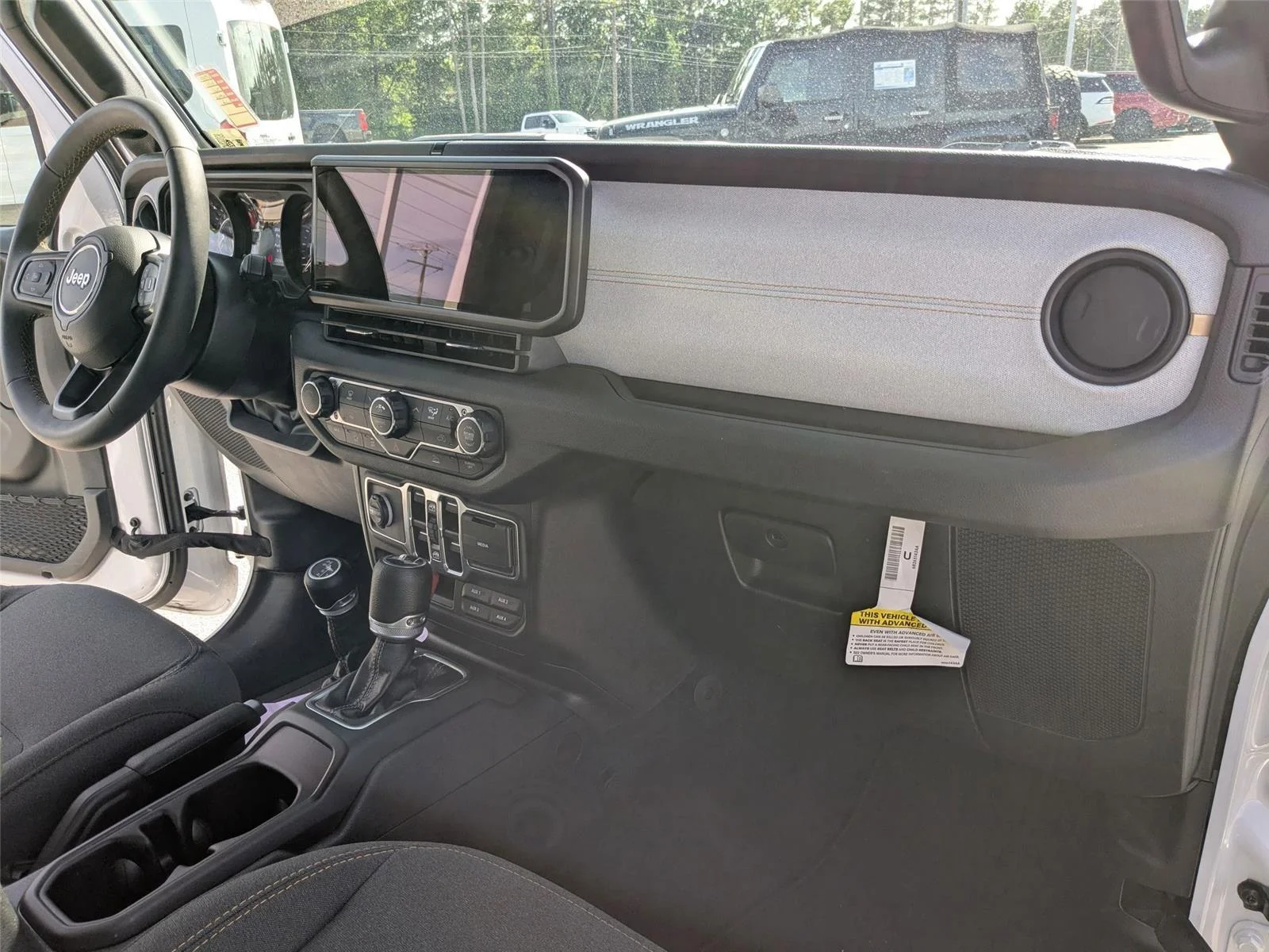 Used 2024 Bright White Clearcoat Jeep Sport S image 32