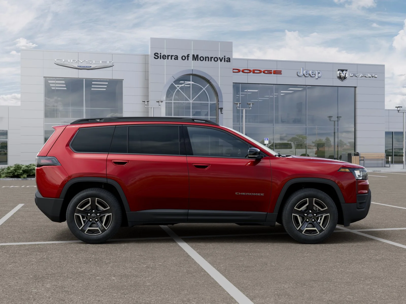 New 2026 Red Hot Pearl-Coat Exterior Paint Jeep Limited image 21