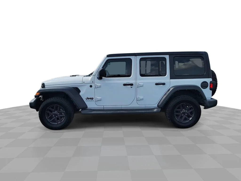 Used 2024 White Jeep 4-Door Sport S 4x4 image 5