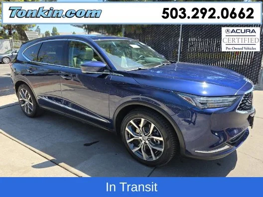 Certified Used 2024 Fathom Blue Pearl Acura SH-AWD TECH image 1